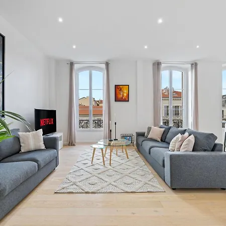 La Galerie 58 - Appartement Design - 3 Chambres - Centre De Nice דירה